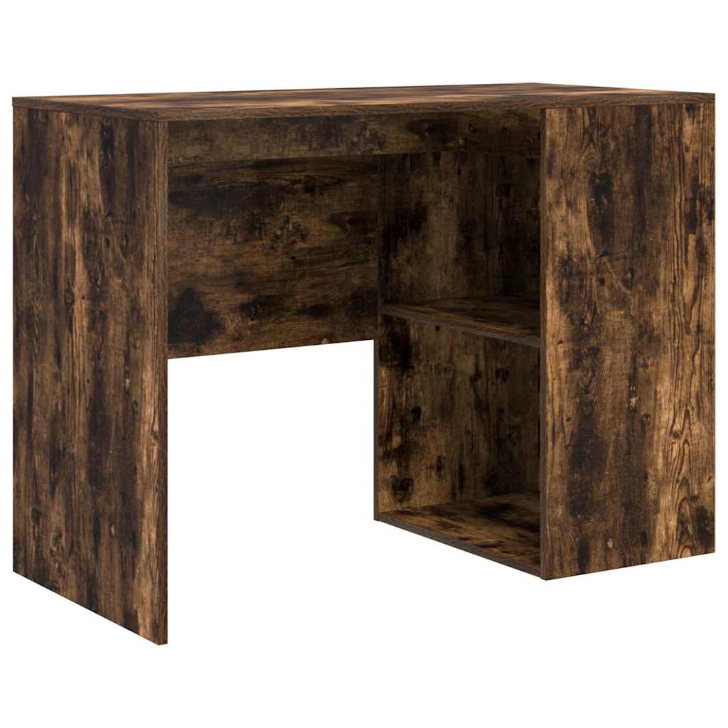Kutni stol s ladicama Dimljeni hrast 102 x 88 x 75 cm