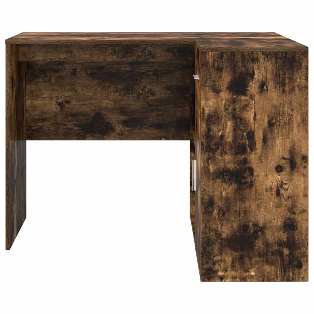 Kutni stol s ladicama Dimljeni hrast 102 x 88 x 75 cm