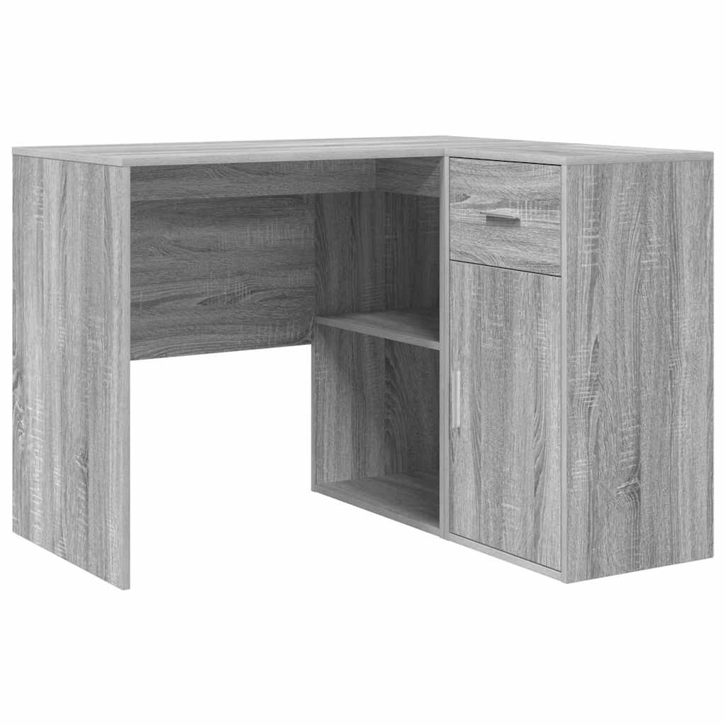 Kutni stol s ladicama Siva Sonoma 102 x 88 x 75 cm