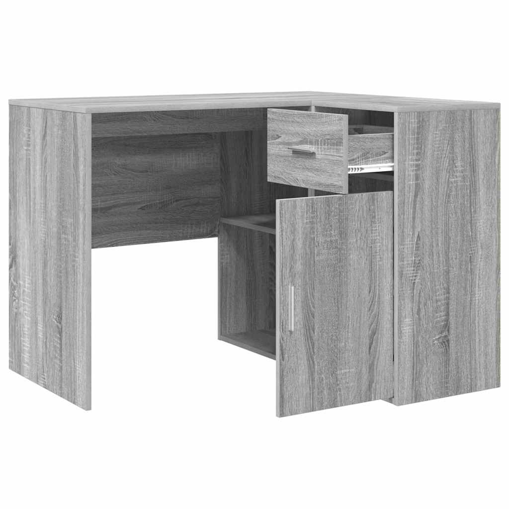 Kutni stol s ladicama Siva Sonoma 102 x 88 x 75 cm