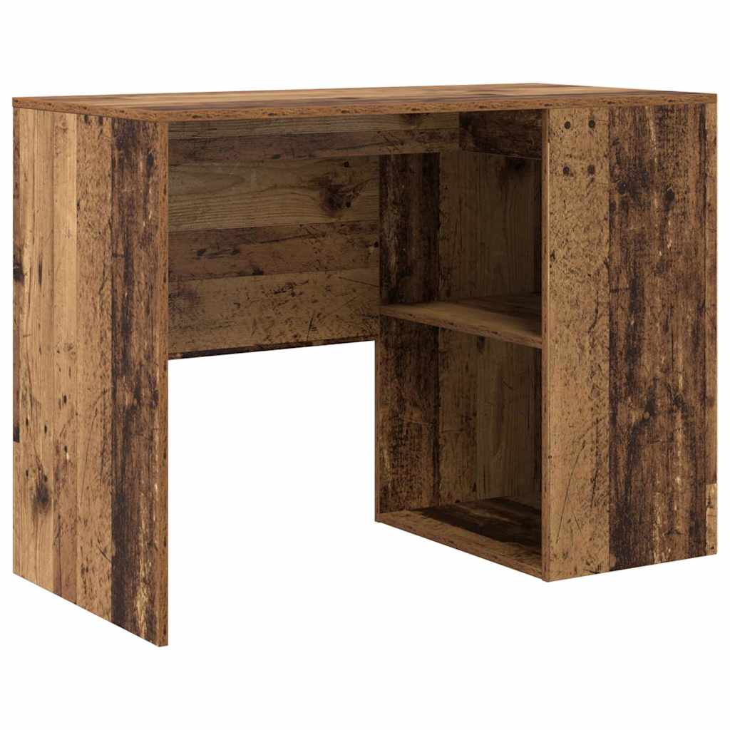 Kutni stol s ladicama Staro drvo 102 x 88 x 75 cm