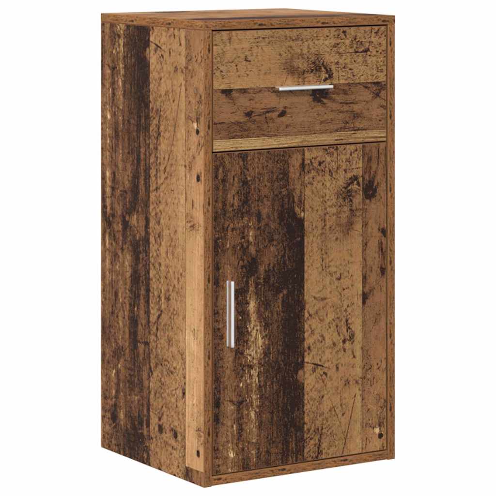 Kutni stol s ladicama Staro drvo 102 x 88 x 75 cm