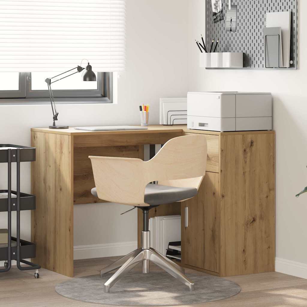 Kutni stol s ladicama Umjetnički hrast 102 x 88 x 75 cm