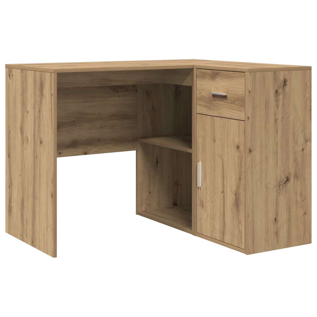 Kutni stol s ladicama Umjetnički hrast 102 x 88 x 75 cm