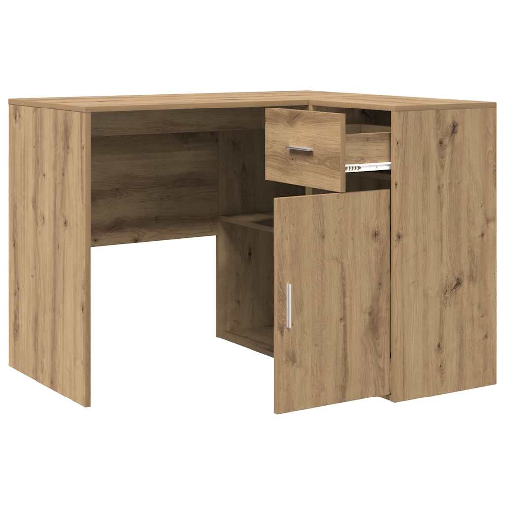Kutni stol s ladicama Umjetnički hrast 102 x 88 x 75 cm