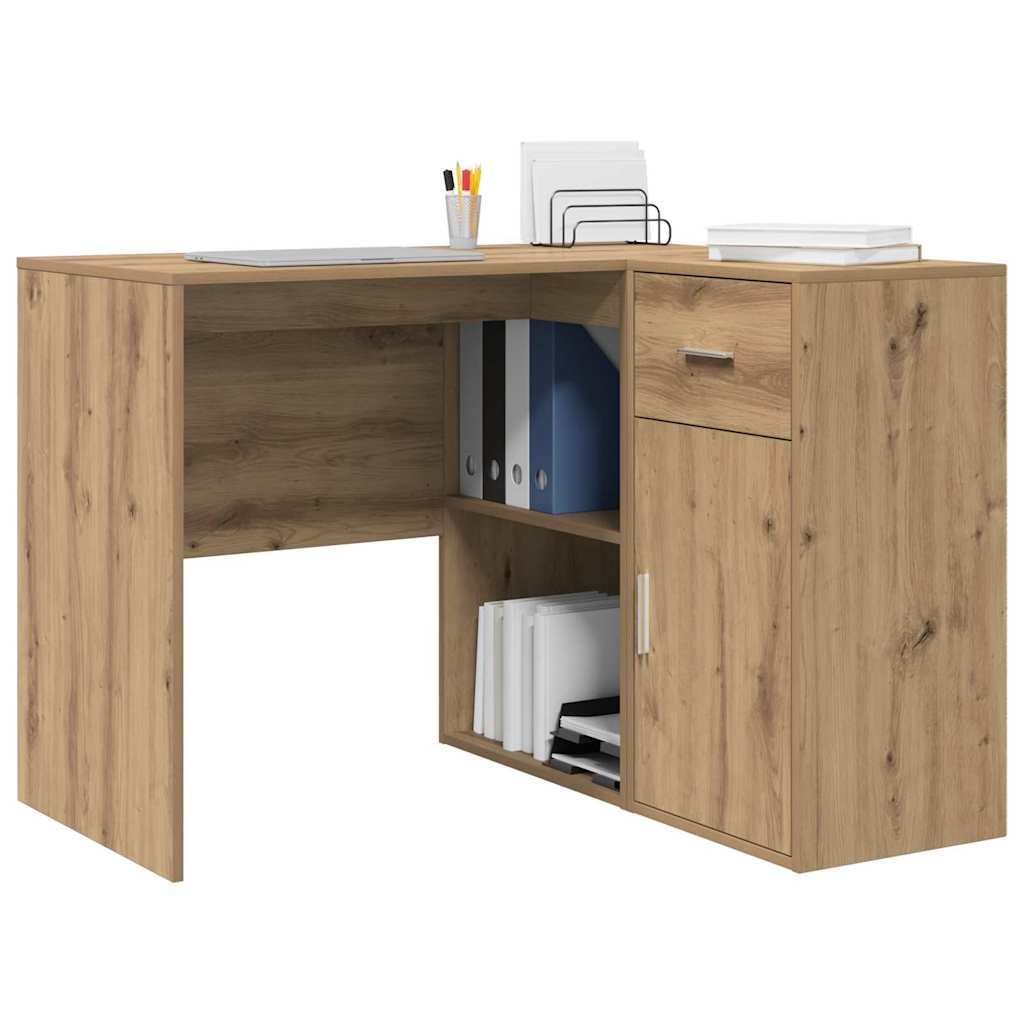 Kutni stol s ladicama Umjetnički hrast 102 x 88 x 75 cm