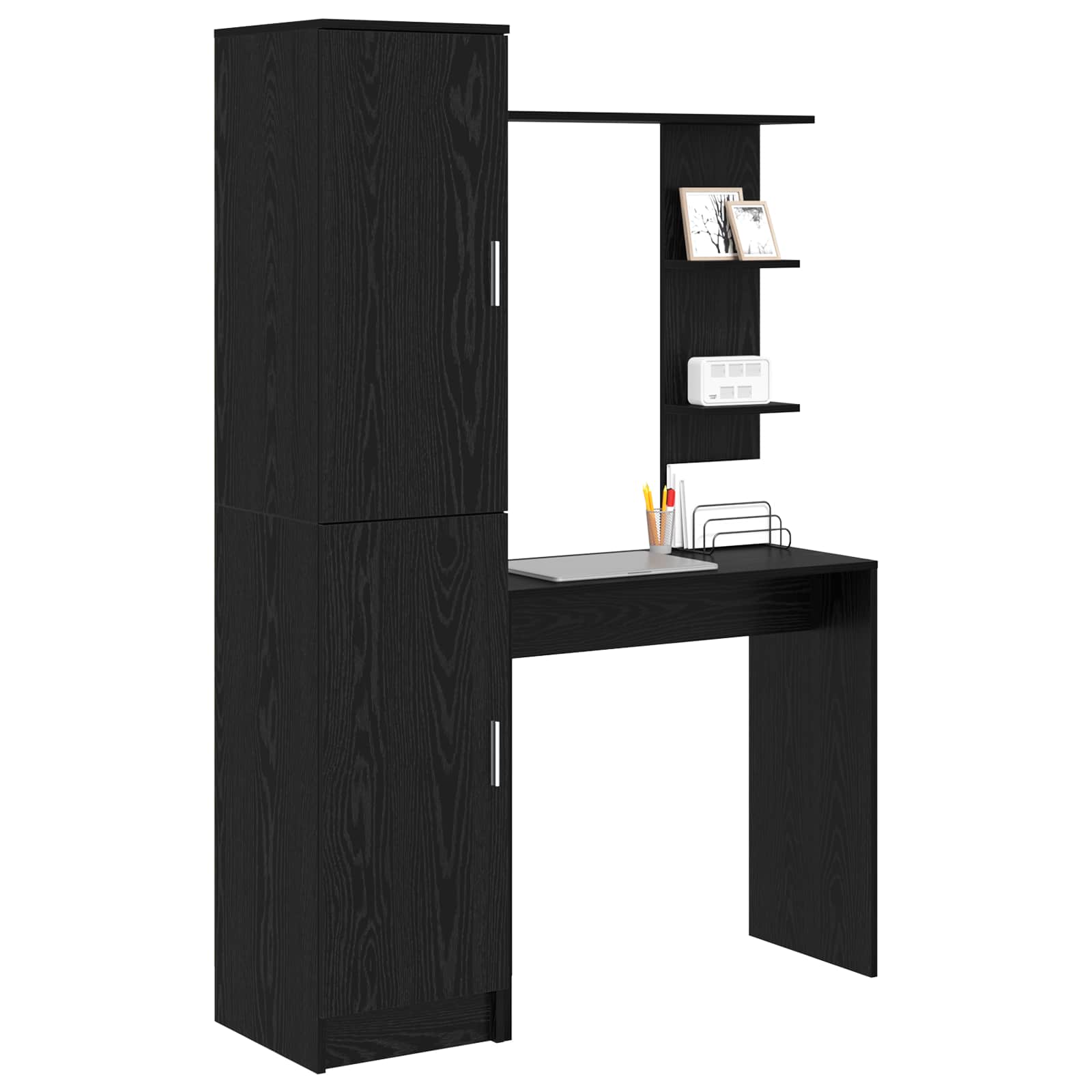 Stol 2 pcs Crni hrast