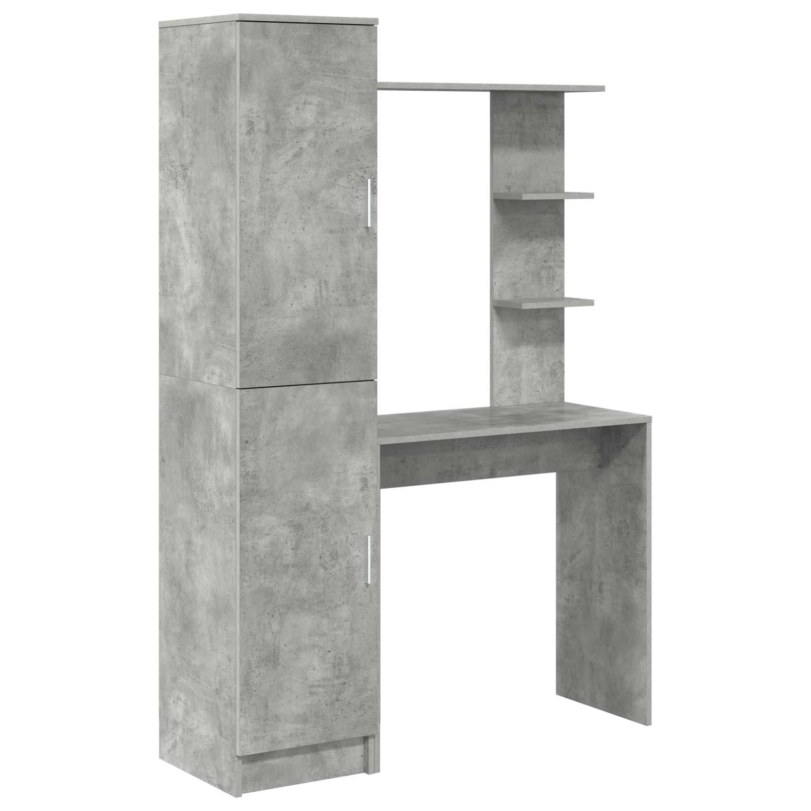 Stol 2 pcs Betonski sivi