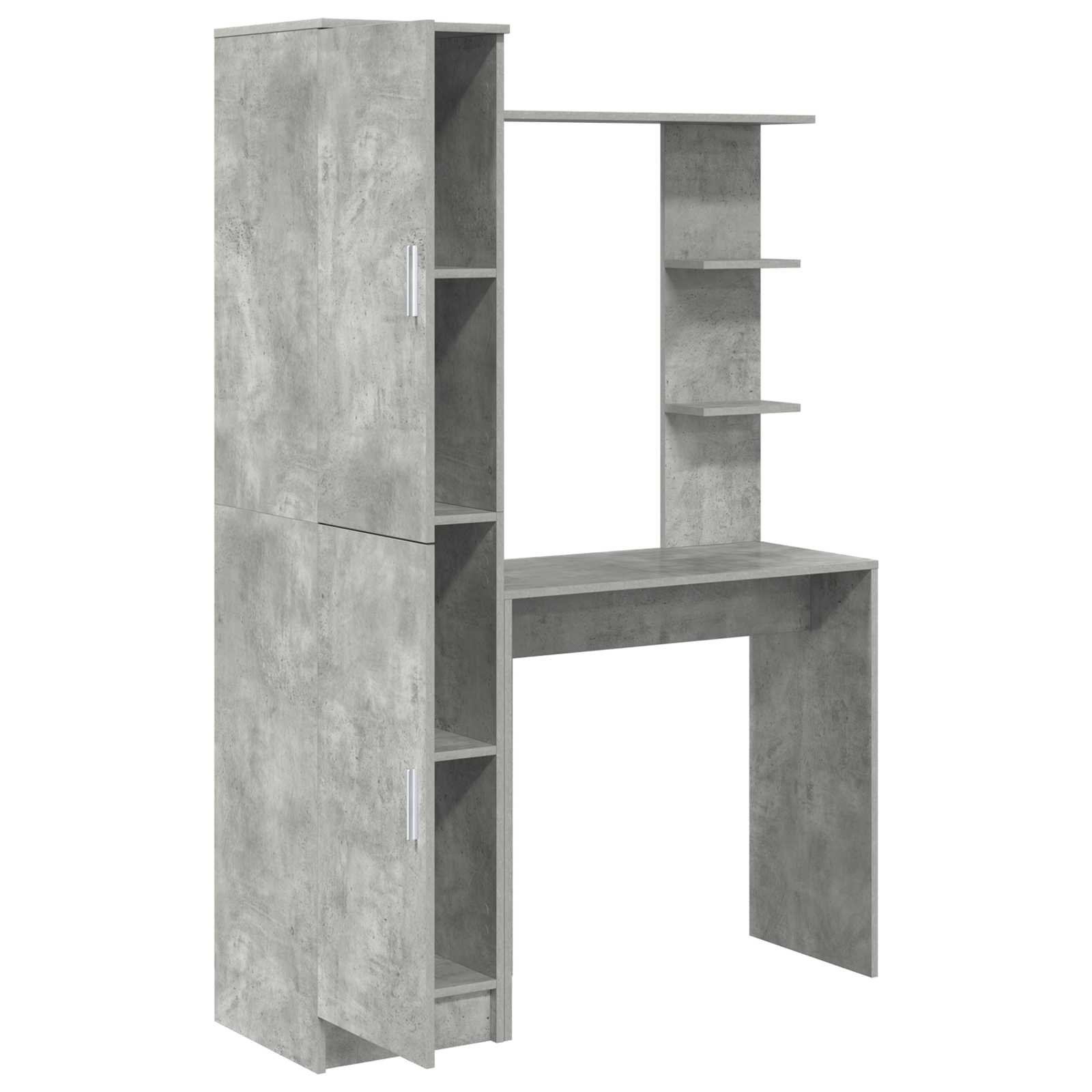Stol 2 pcs Betonski sivi