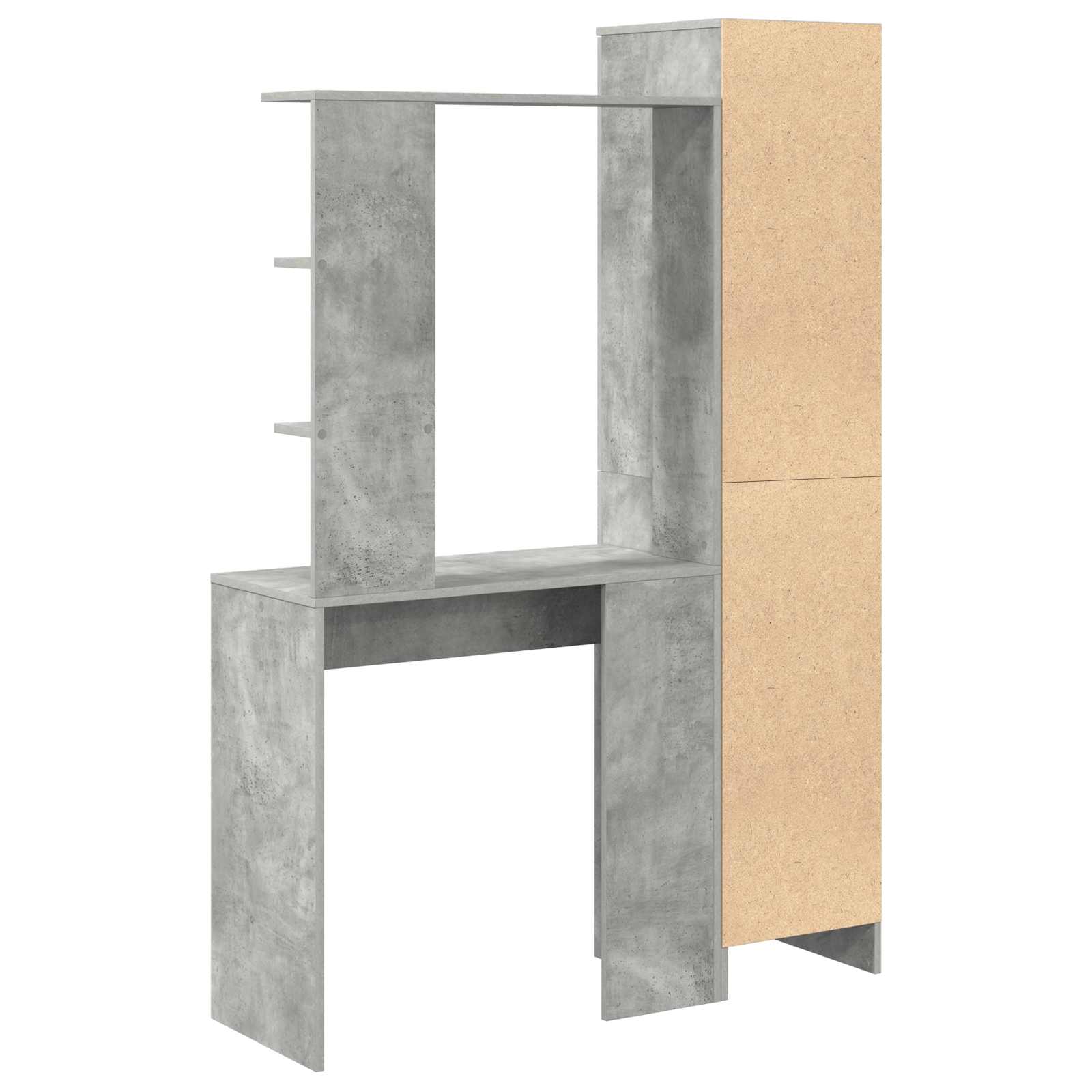 Stol 2 pcs Betonski sivi
