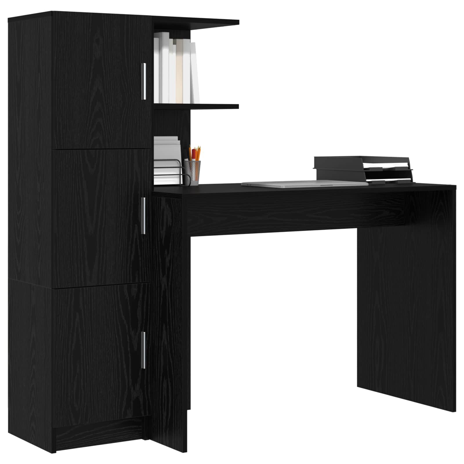 Stol 2 pcs Crni hrast