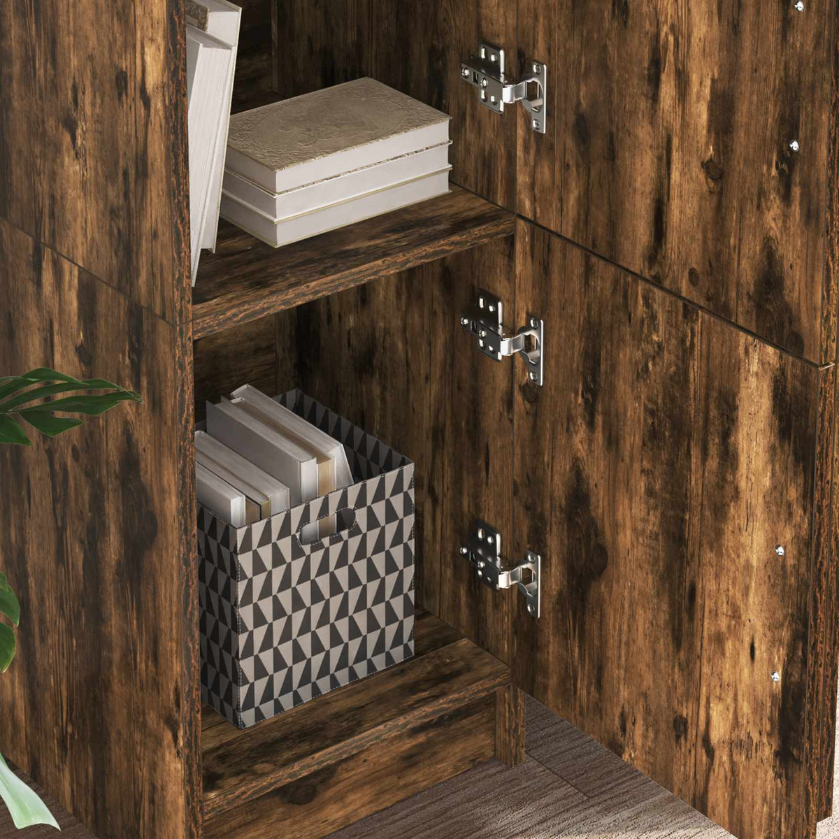 Stol 2 pcs Dimljeni hrast