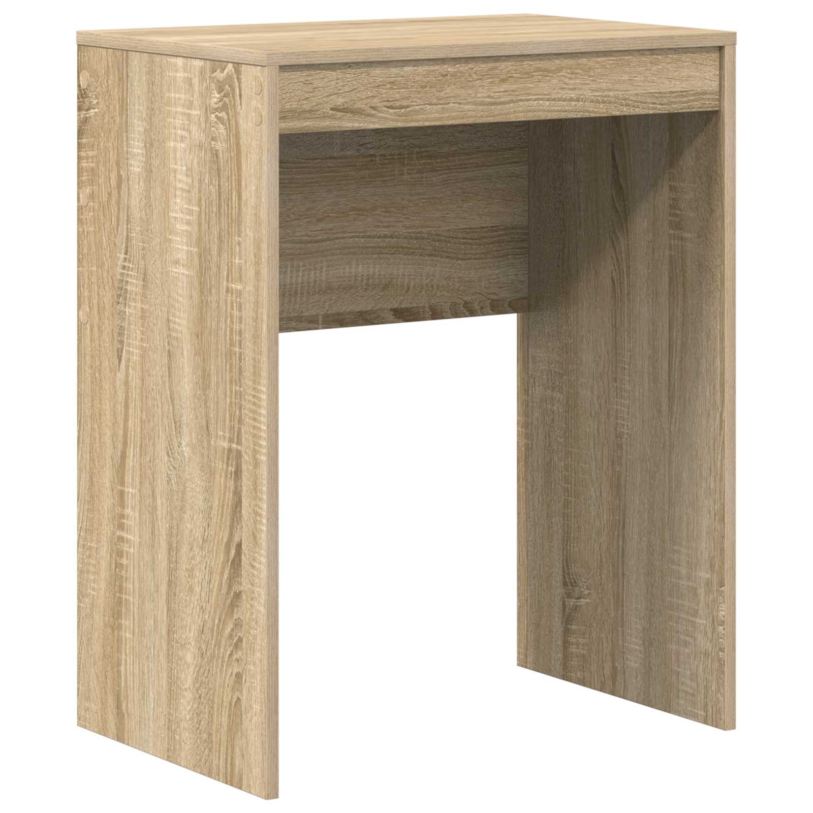 Stol s ladicama s policom s pohranom 2 pcs Sonoma hrast