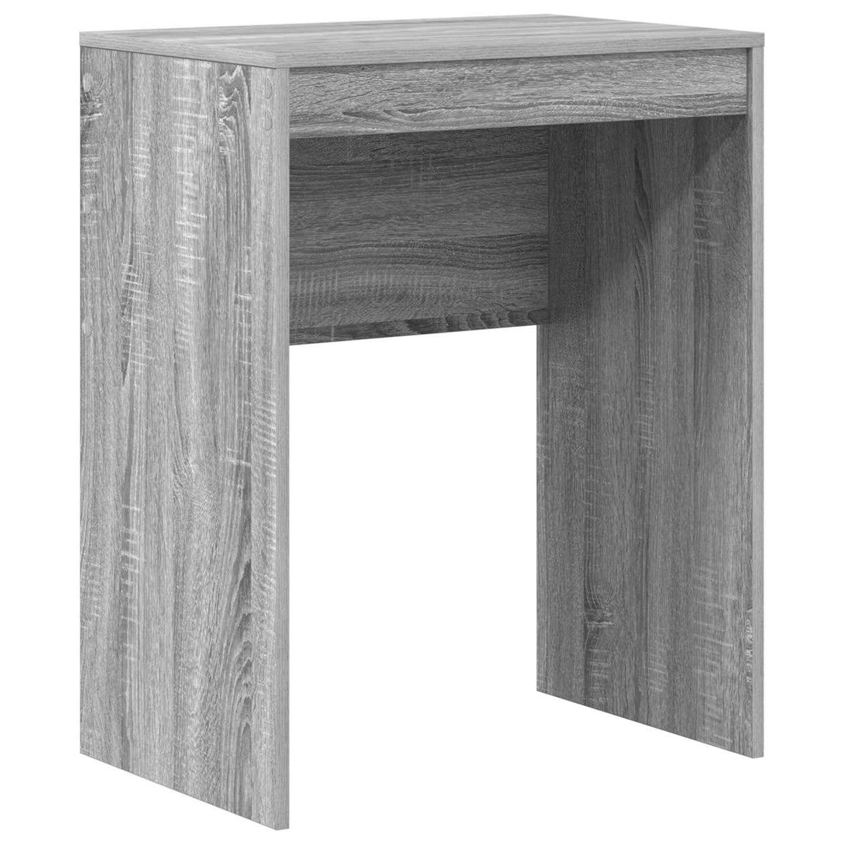 Stol s ladicama s policom s pohranom 2 pcs Siva Sonoma