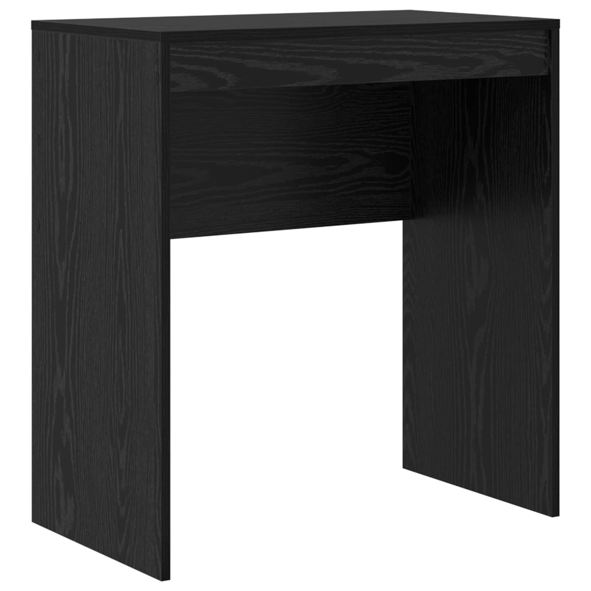 Stol s ladicama s policom s pohranom 2 pcs Crni hrast