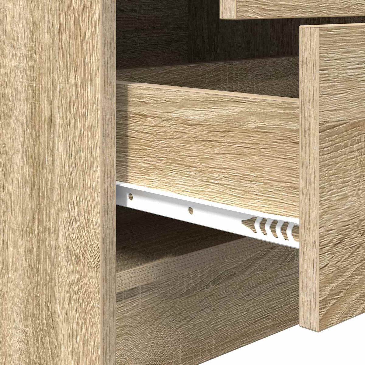 Stol s ladicama 2 pcs Sonoma hrast