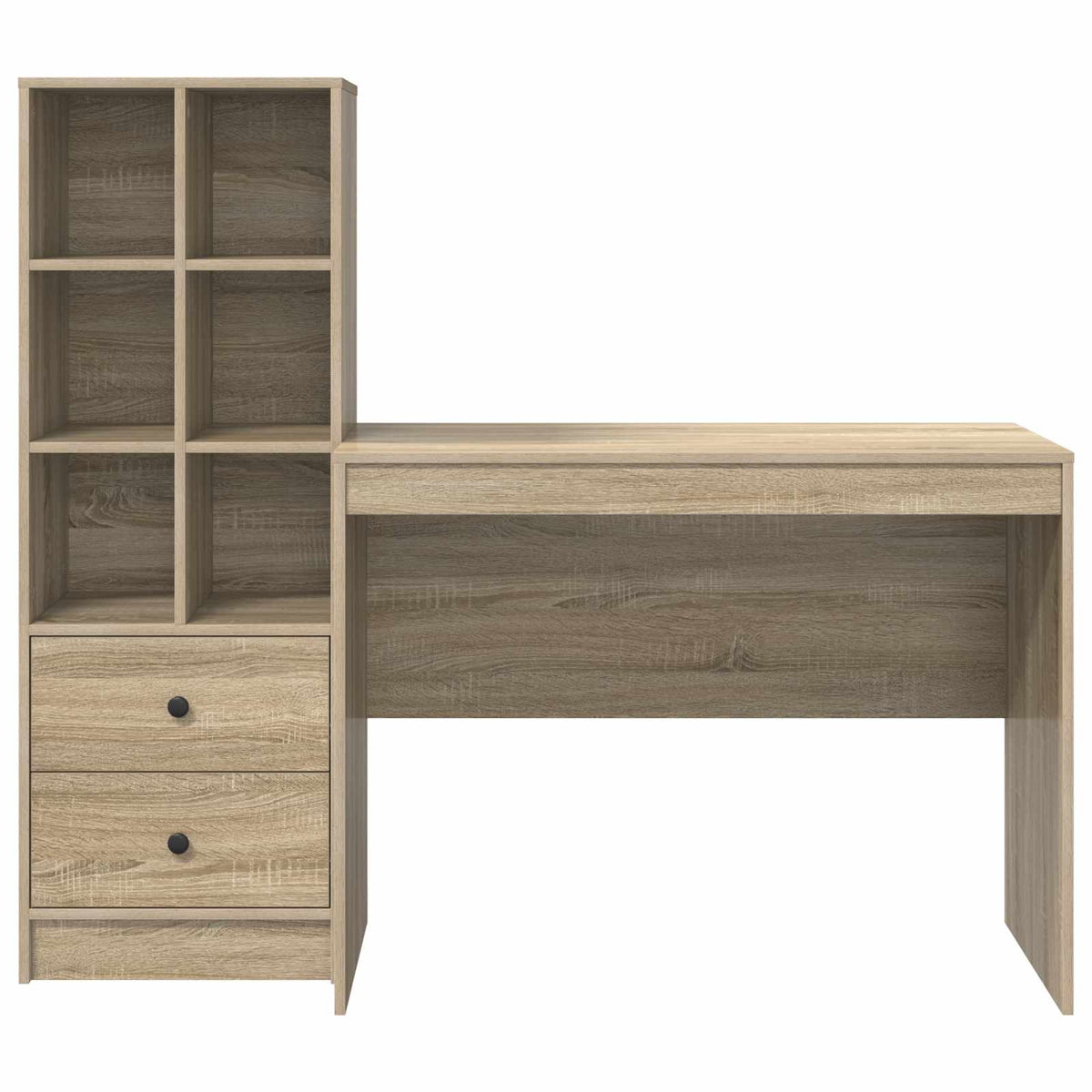 Stol s ladicama 2 pcs Sonoma hrast