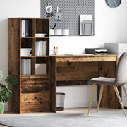 Stol s ladicama 2 pcs Staro drvo