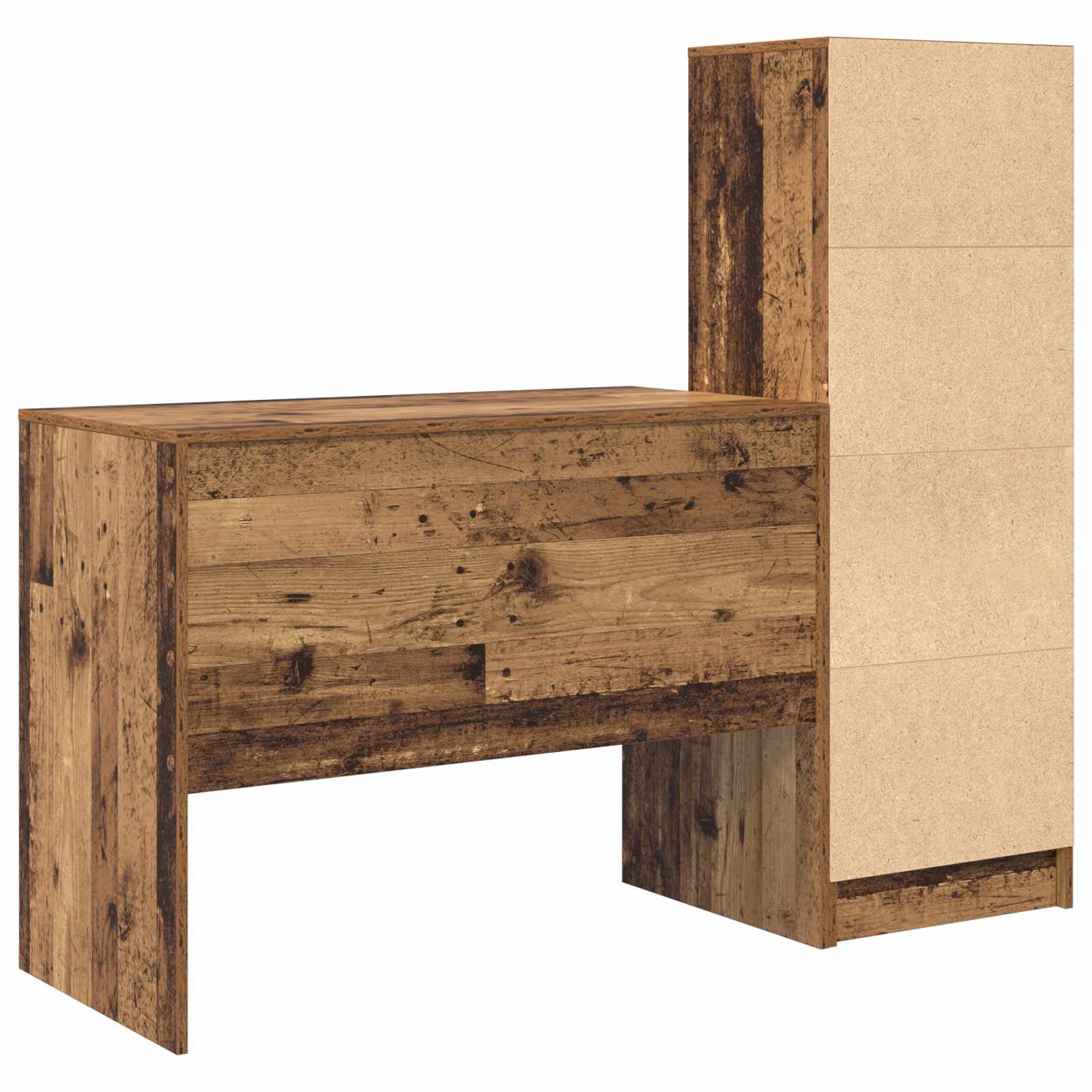 Stol s ladicama 2 pcs Staro drvo