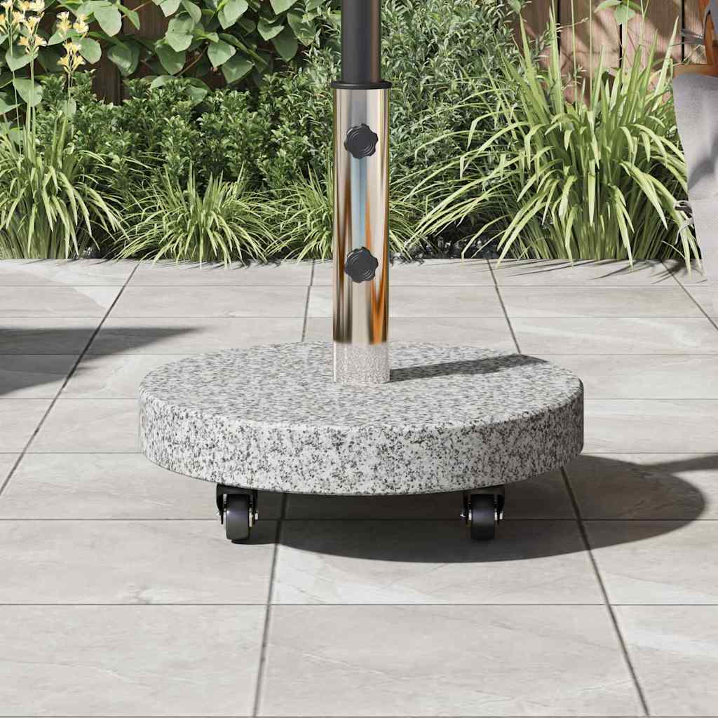 Baza za suncobran 29,8kg Siva Granite i nerđajući čelik Kružni