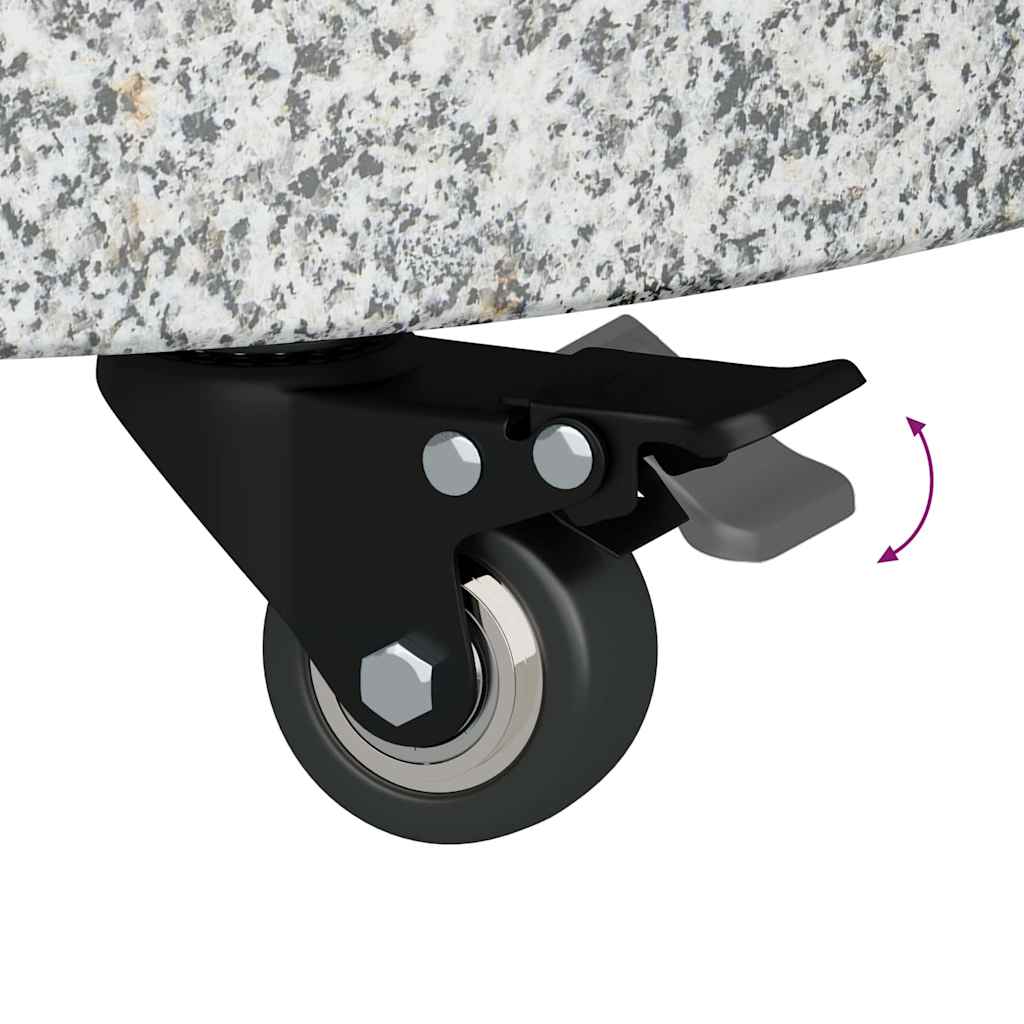 Baza za suncobran 29,8kg Siva Granite i nerđajući čelik Kružni