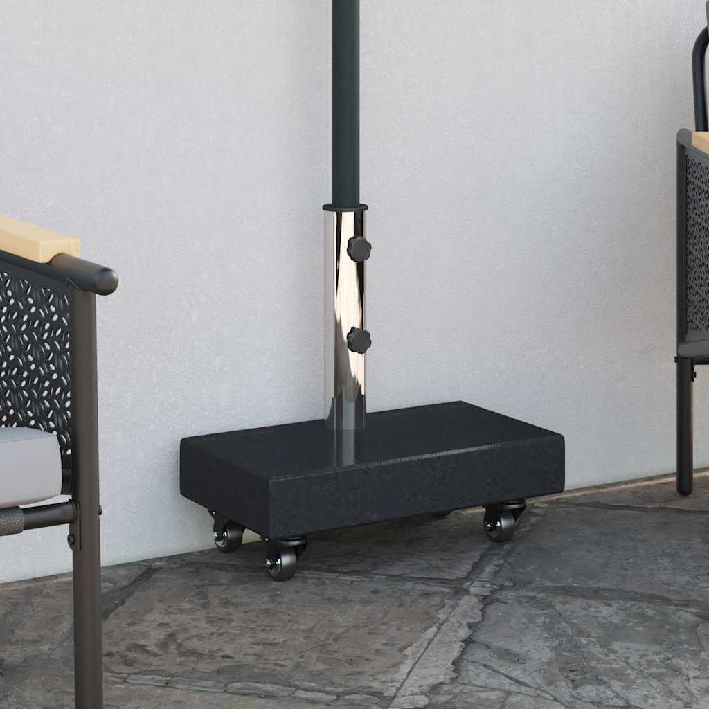 Baza za suncobran Crna 45 x 25 x 45 cm Granit