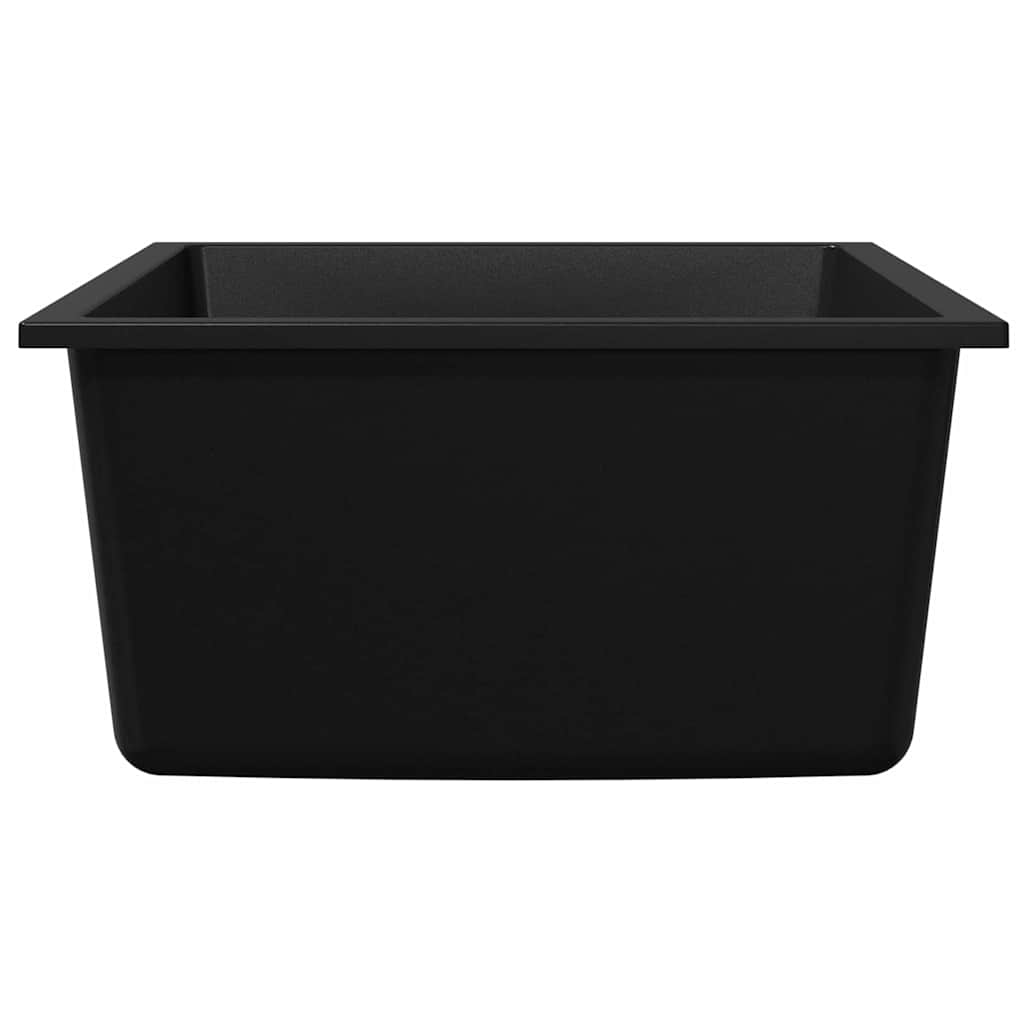 Kuhinjski umivaonik Crna 38 x 44 x 20 cm Granit