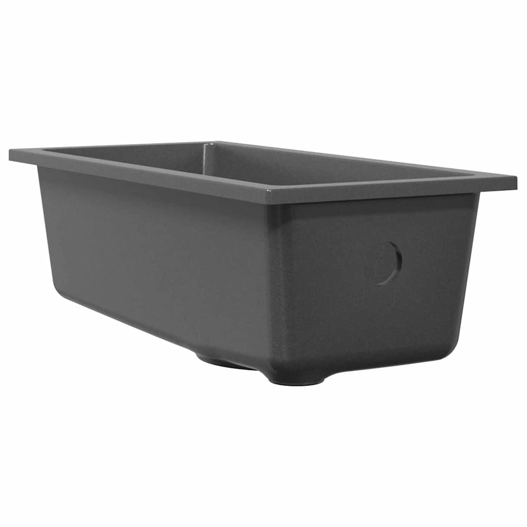 Kuhinjski umivaonik Siva 21 x 44 x 14 cm Granit