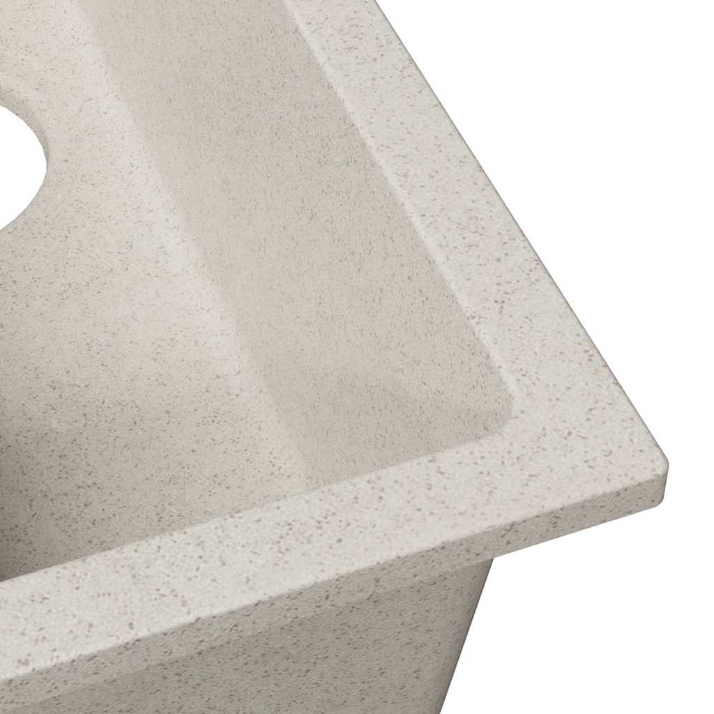Kuhinjski umivaonik Bež 21 x 44 x 14 cm Granit
