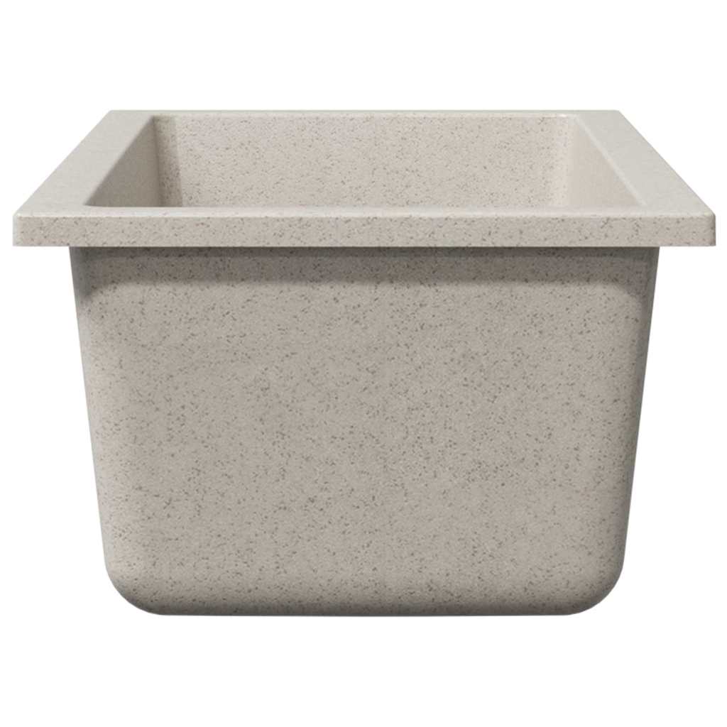 Kuhinjski umivaonik Bež 21 x 44 x 14 cm Granit