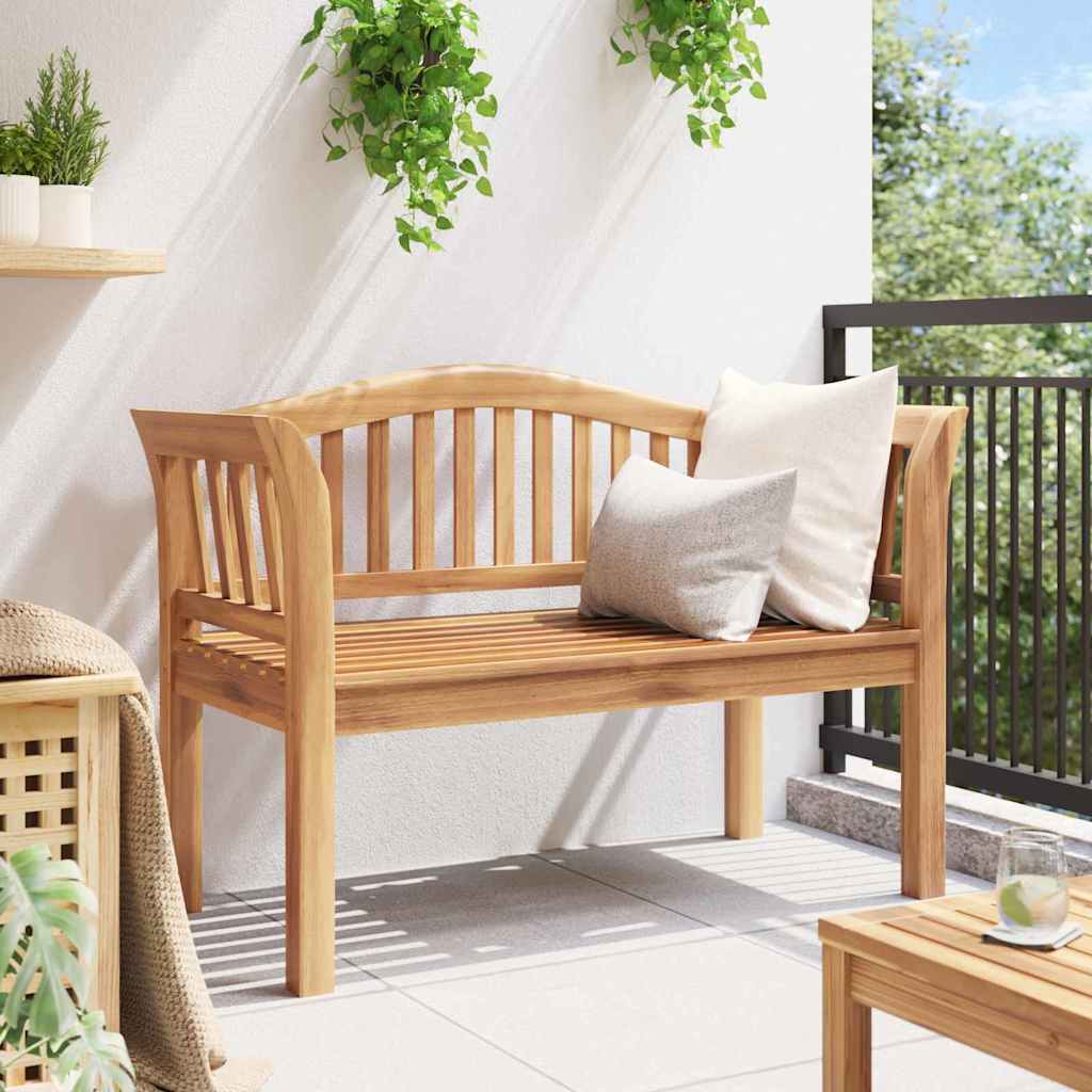 klupa Smeđa 120 x 53,5 x 85 cm Masivni teakov drvo