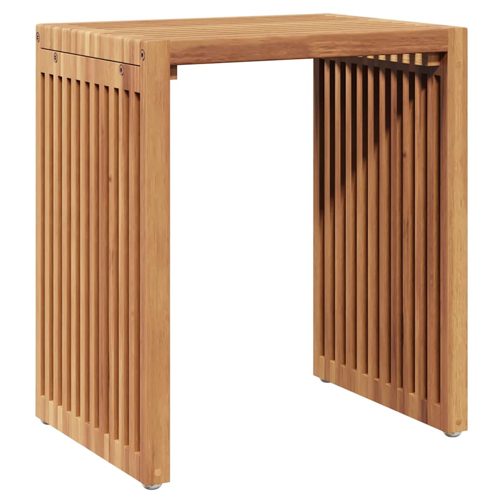 Vrtni bočni stol 3 pcs Smeđa 33 x 44,5 x 51 cm Čvrsto teak drvo