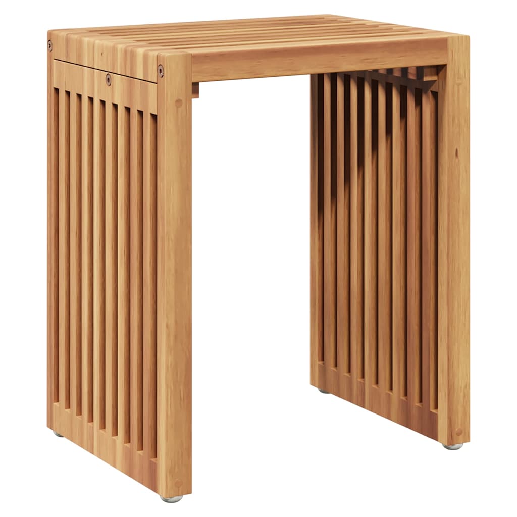 Vrtni bočni stol 3 pcs Smeđa 33 x 44,5 x 51 cm Čvrsto teak drvo