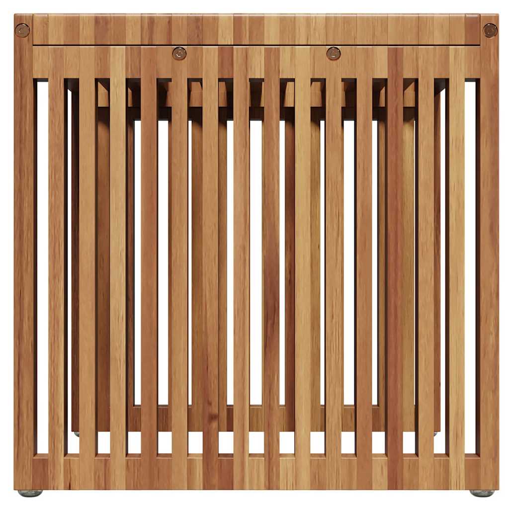 Vrtni bočni stol Smeđa 45 x 42,5 x 45 cm Čvrsto teak drvo
