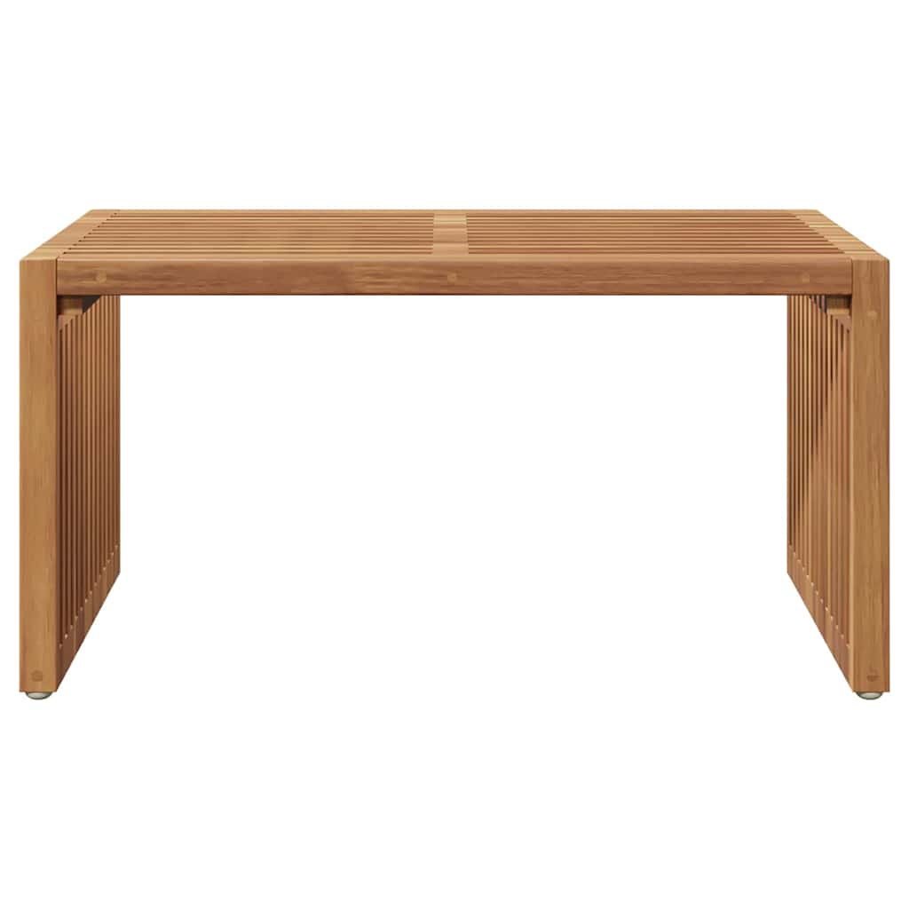 Vrtni bočni stol Smeđa 70 x 37,5 x 35,5 cm Čvrsto teak drvo