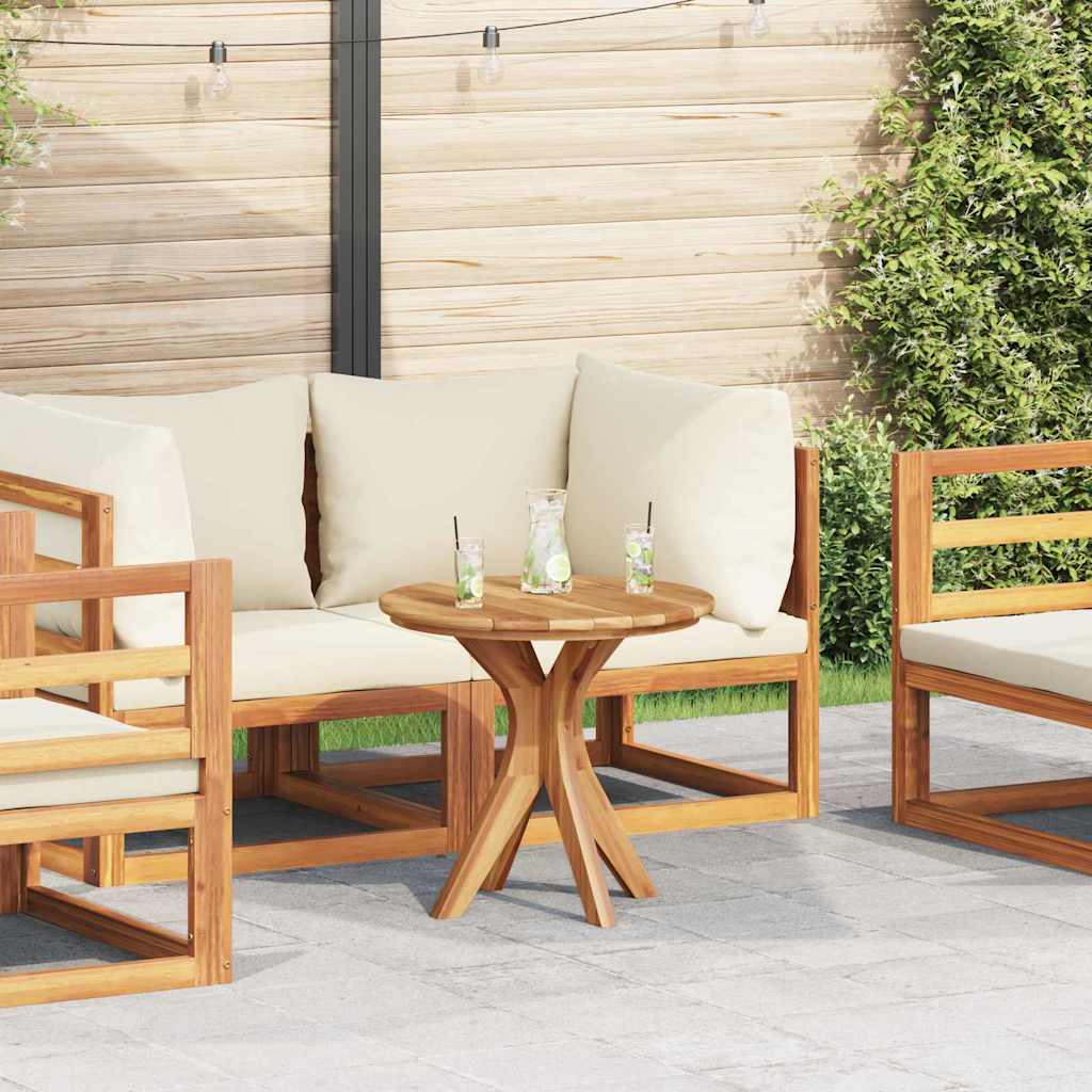 Bocni stol Smeđa 55 x 55 x 51 cm Čvrsto teak drvo