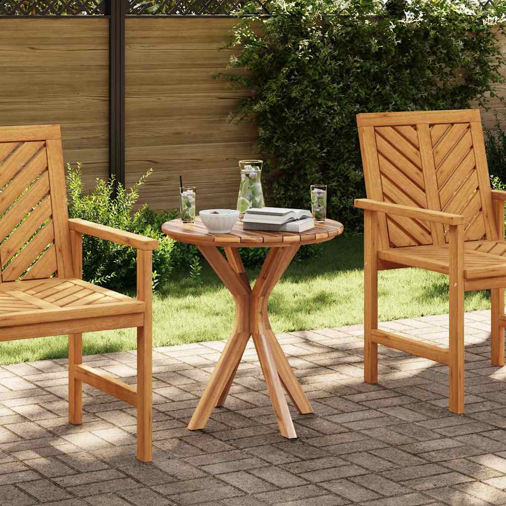 Bocni stol Smeđa 70 x 70 x 75 cm Čvrsto teak drvo