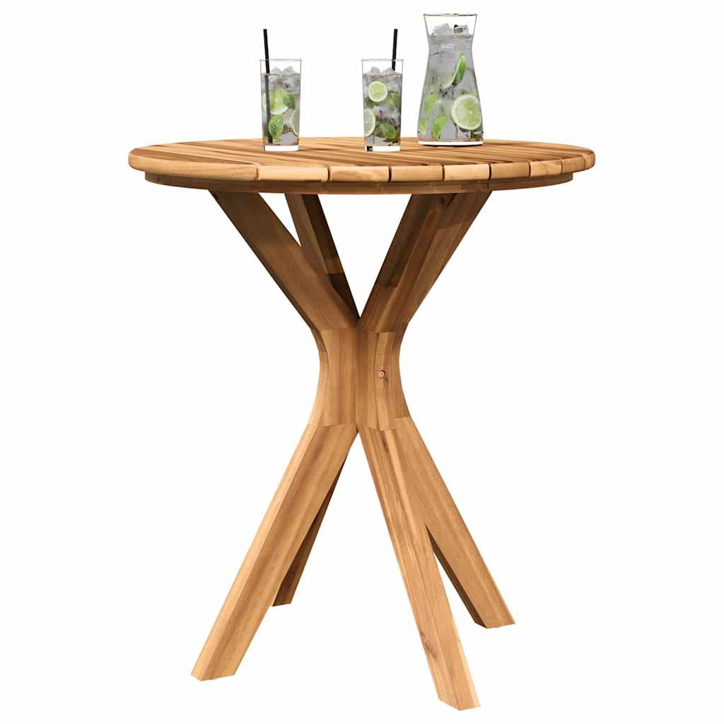 Bocni stol Smeđa 70 x 70 x 75 cm Čvrsto teak drvo