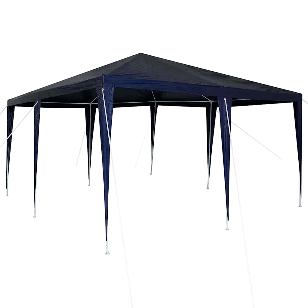 Šator za zabave Plava 400 x 400 x 266 cm Polietilen i čelik