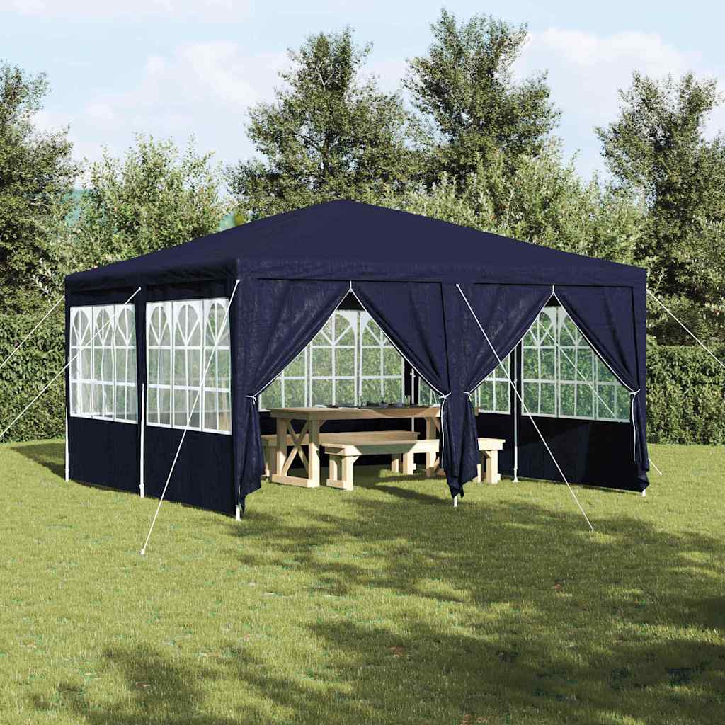 Šator za zabave Plava 400 x 400 x 266 cm Polietilen