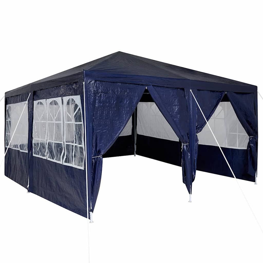Šator za zabave Plava 400 x 400 x 266 cm Polietilen