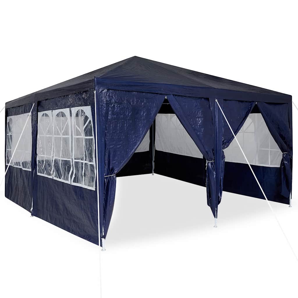 Šator za zabave Plava 400 x 400 x 266 cm Polietilen
