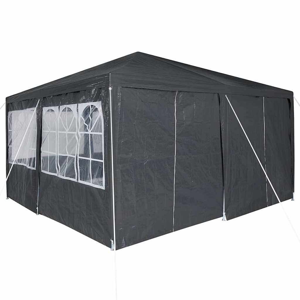 Šator za zabave Antracit 400 x 400 x 266 cm Polietilen