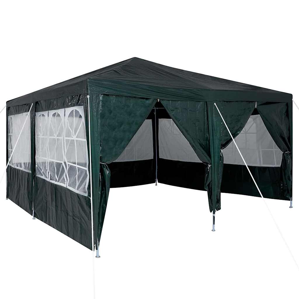 Šator za zabave Zelena 400 x 400 x 266 cm Polietilen