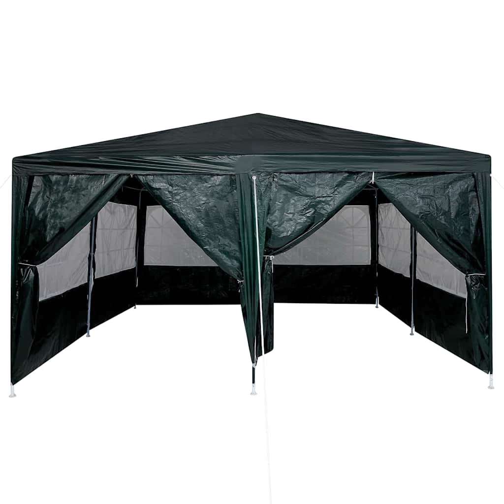 Šator za zabave Zelena 400 x 400 x 266 cm Polietilen