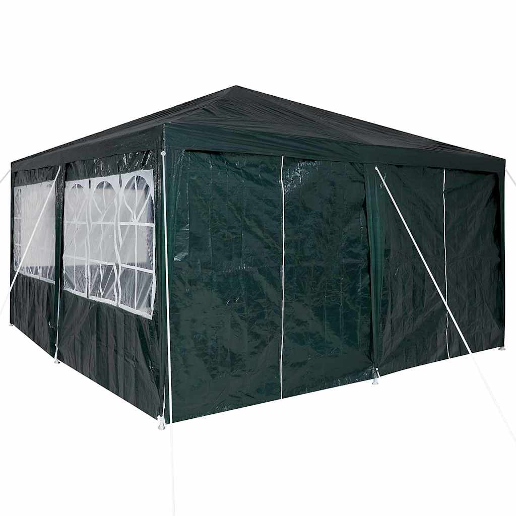 Šator za zabave Zelena 400 x 400 x 266 cm Polietilen