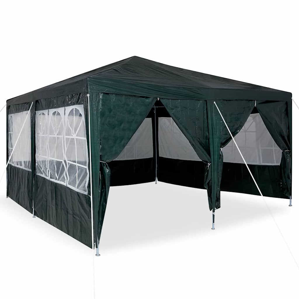 Šator za zabave Zelena 400 x 400 x 266 cm Polietilen