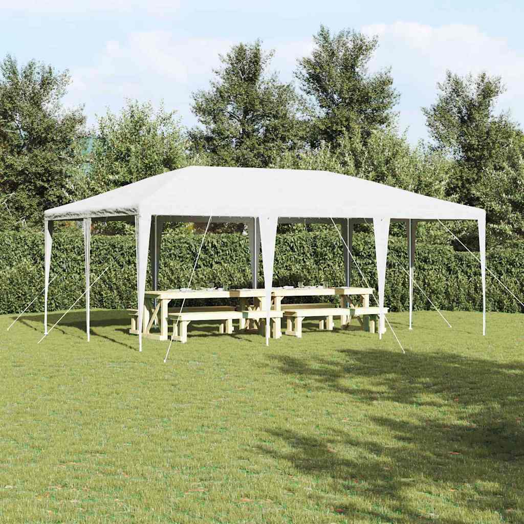 Šator za zabave Bijelo 600 x 400 x 266 cm Polietilen i čelik