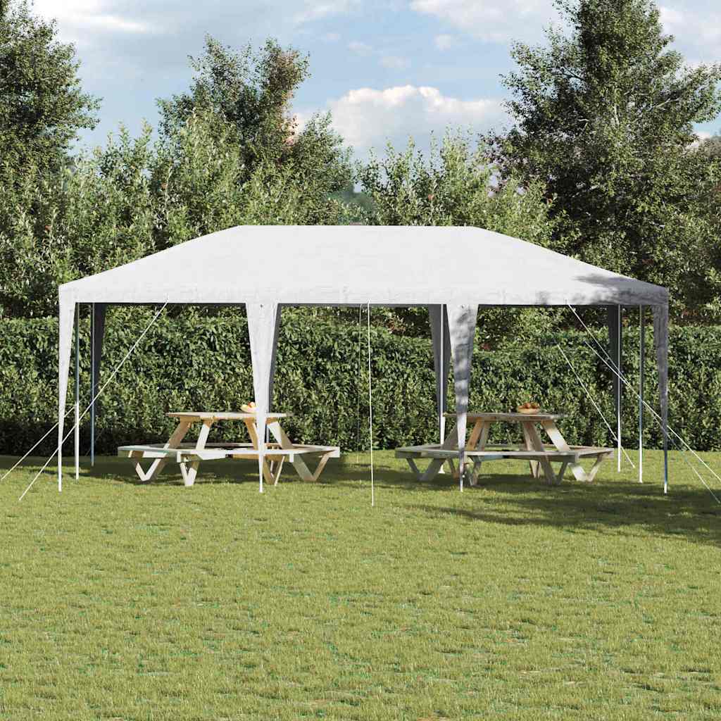 Šator za zabave Bijelo 600 x 400 x 266 cm Polietilen i čelik