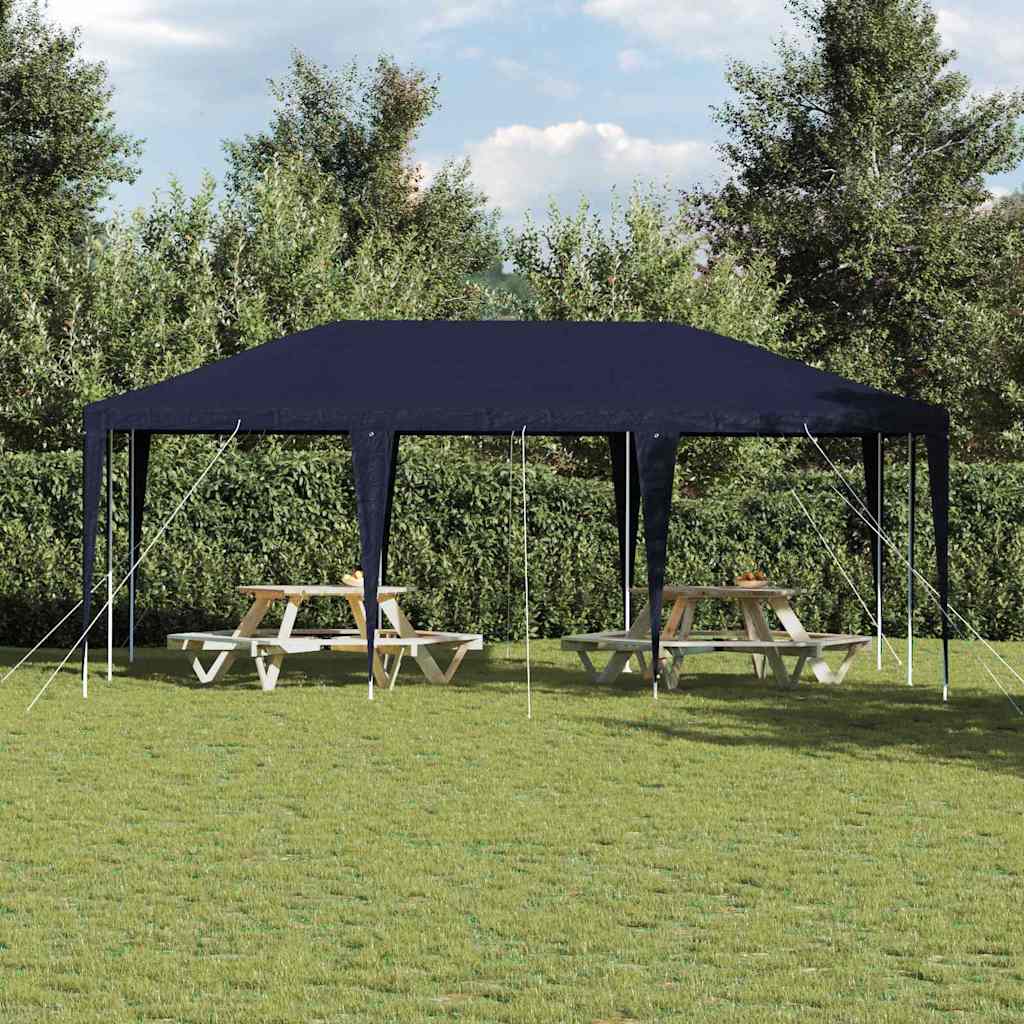 Šator za zabave Plava 600 x 400 x 266 cm Polietilen i čelik